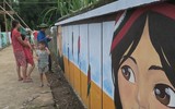 Thăm làng bích họa Hải Sơn hết sức độc đáo ở Hòa Bình